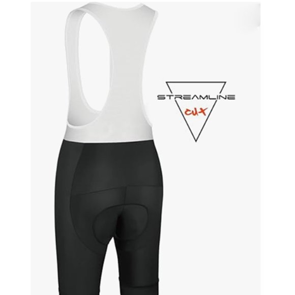 CEROTIPOLAR Cycling Bibs Men, Long Riding Pad Bicycle Biking Bib Shorts … - Picture 3 of 9